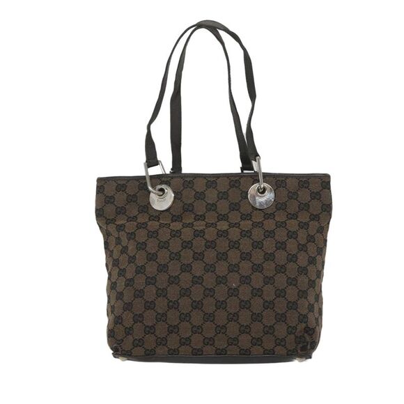Gucci GG Canvas Tote Bag Brown - Picture 2 of 6